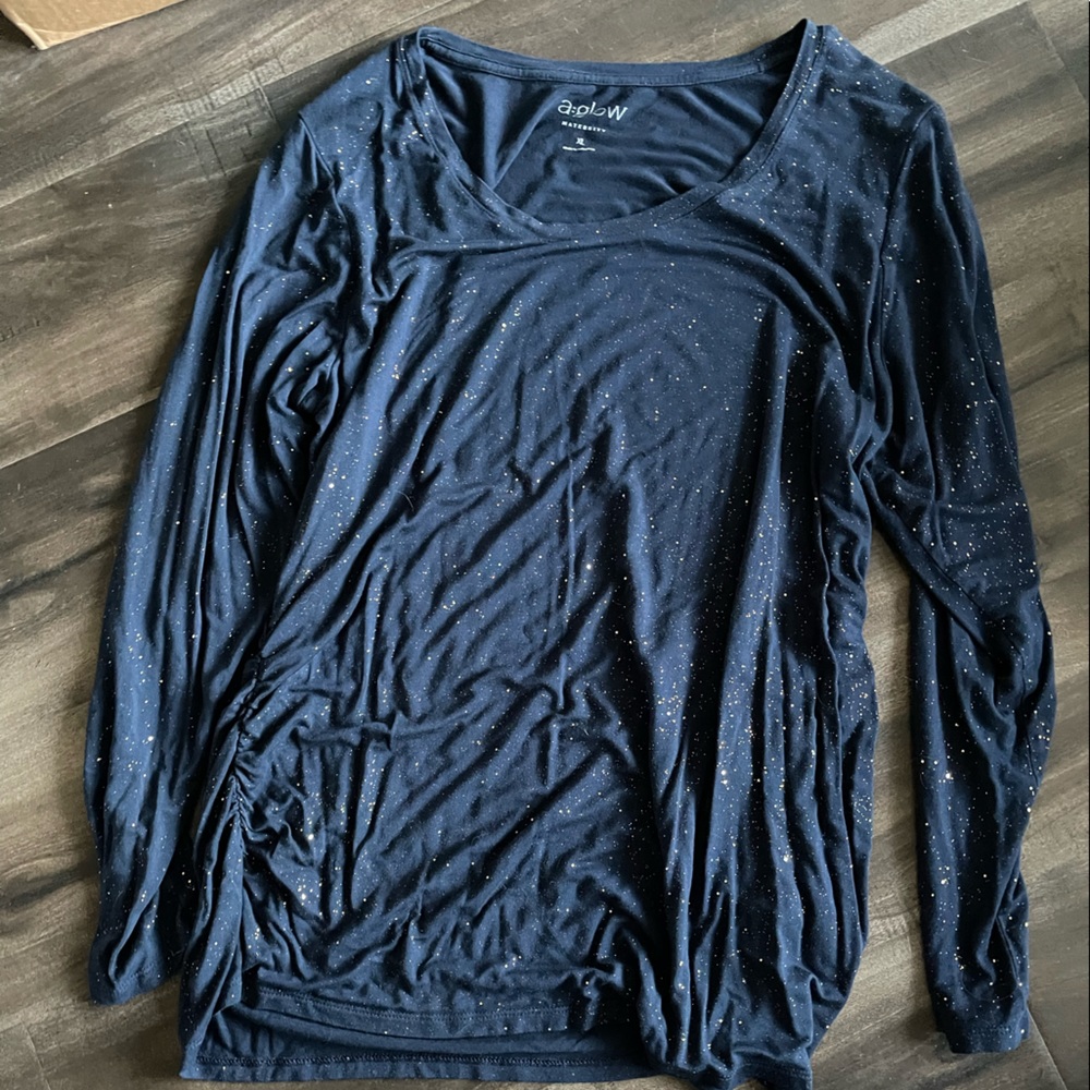 Long sleeve maternity top